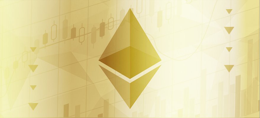 Ethereum logo gold chart cover