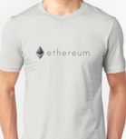 Ethereum logo gray t shirt